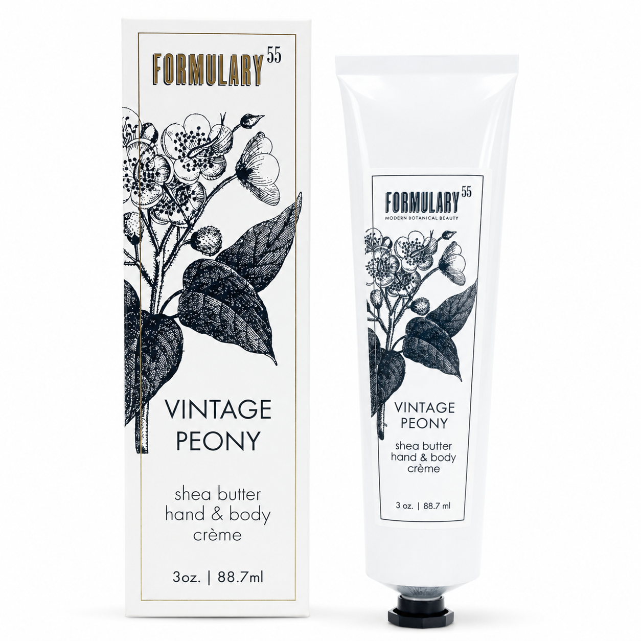 Formulary 55 Shea Butter Hand and Body Creme tube included in Luxury Recover and Restore Gift Set