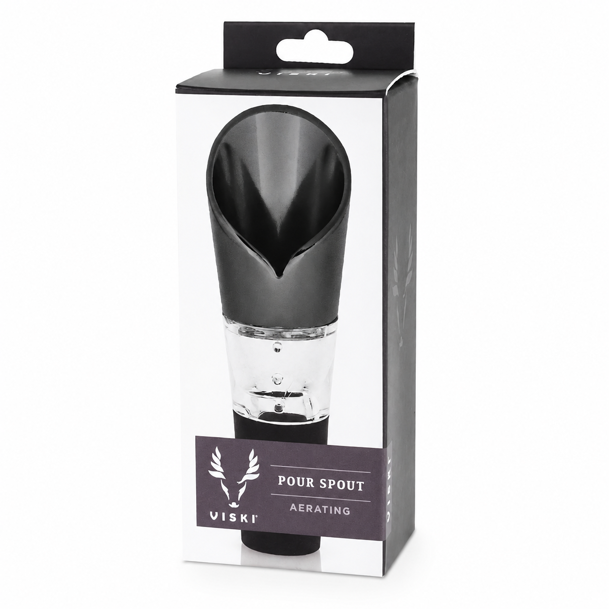 Viski Premium Gunmetal Aerating Pour Spout