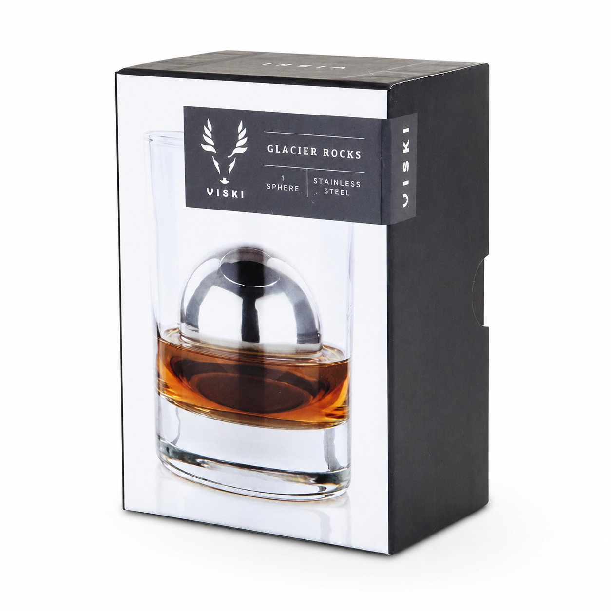 Viski Glacier Rock - Stainless Steel Ice Cube