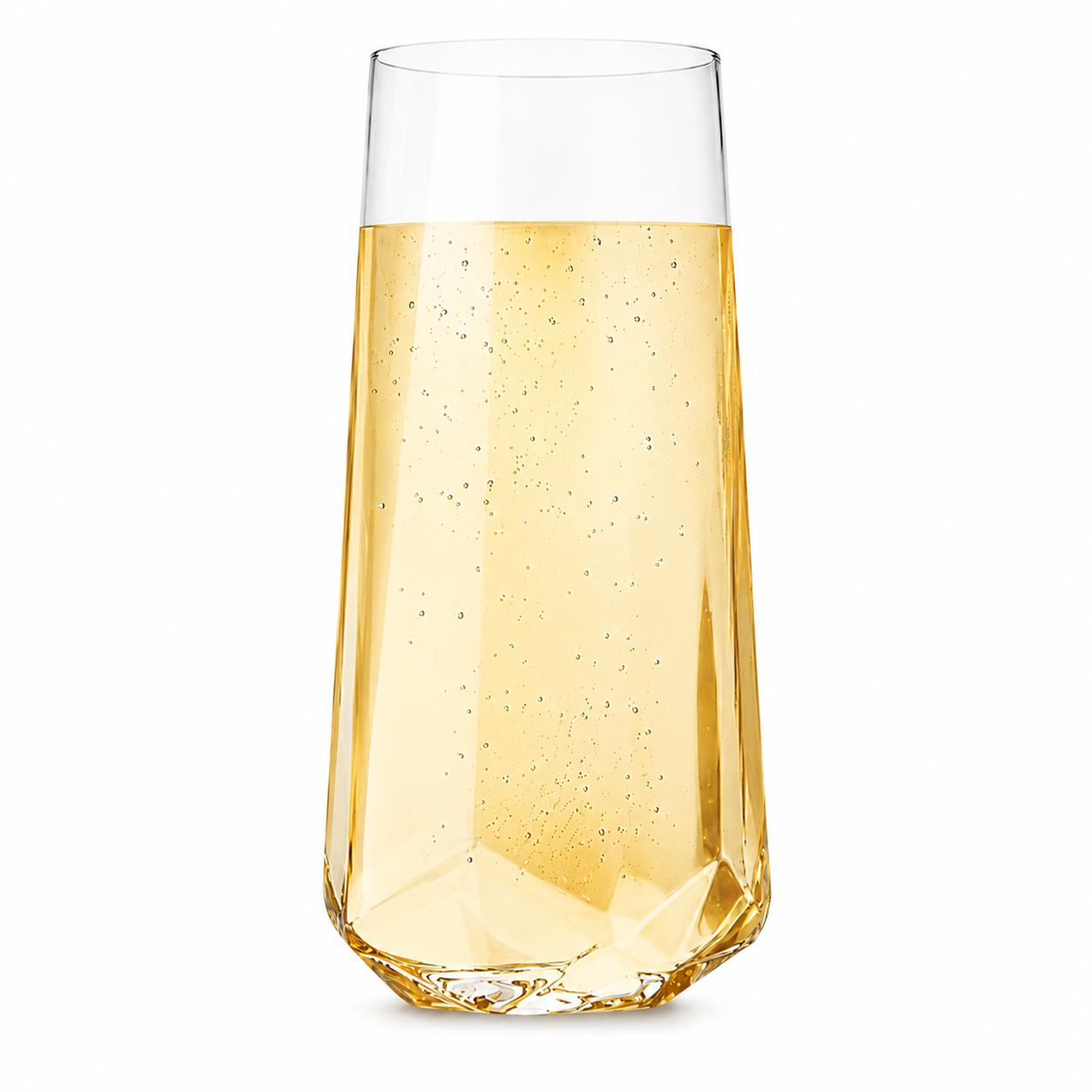 Viski Crystal Clear Stemless Champagne Flute