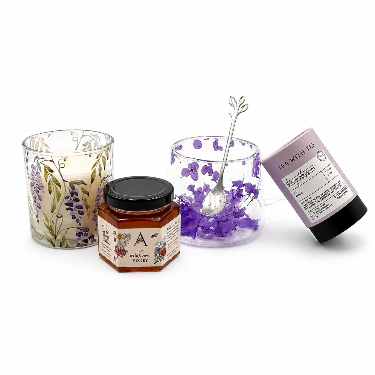 Honey, Tea with Tae, Mug, Annellabees Honey, Soy candle