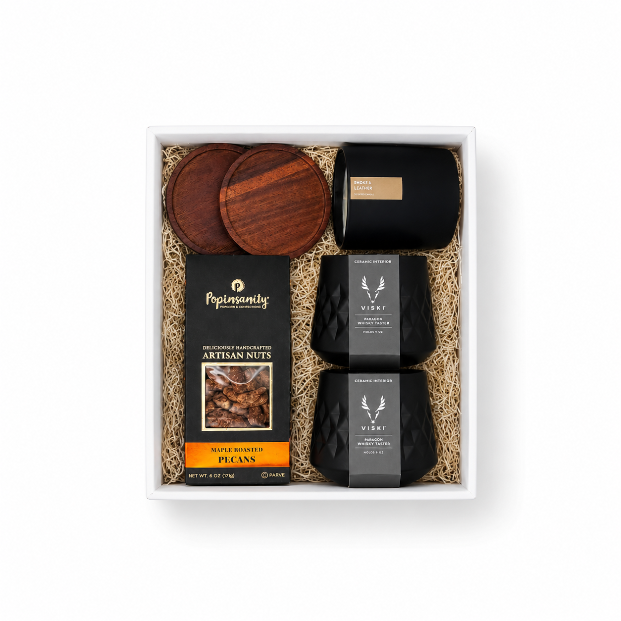 Popinsanity, Viski, Soy Candle, coasters