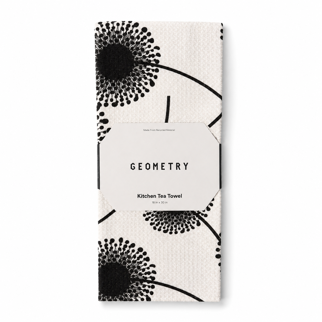Geometry Tea Towel - Fully Bloomed