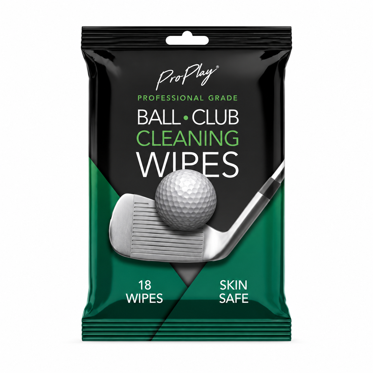 ProPlay Ball and Club Cleaning Wipes bag included in The Signature 19th Hole Gift Box