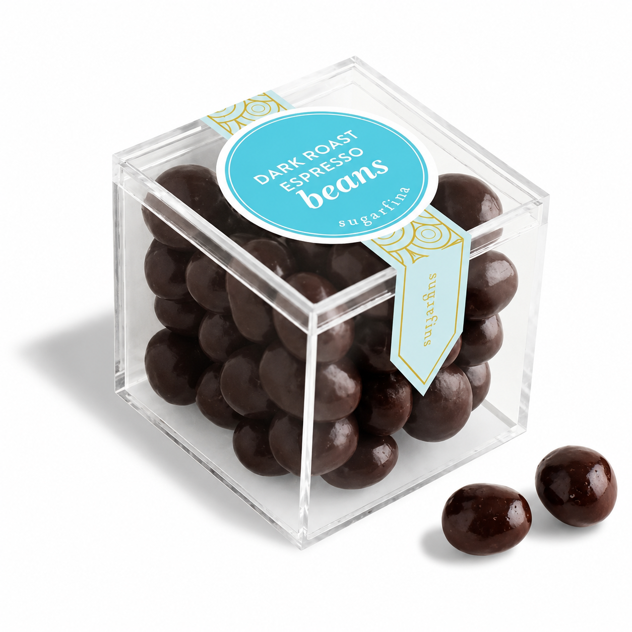 Sugarfina Dark Roast Espresso Beans candy Cube, 2.6oz