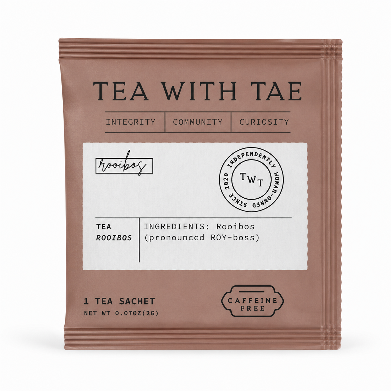 Tea with Tae - Rooibos Herbal Tea Bag