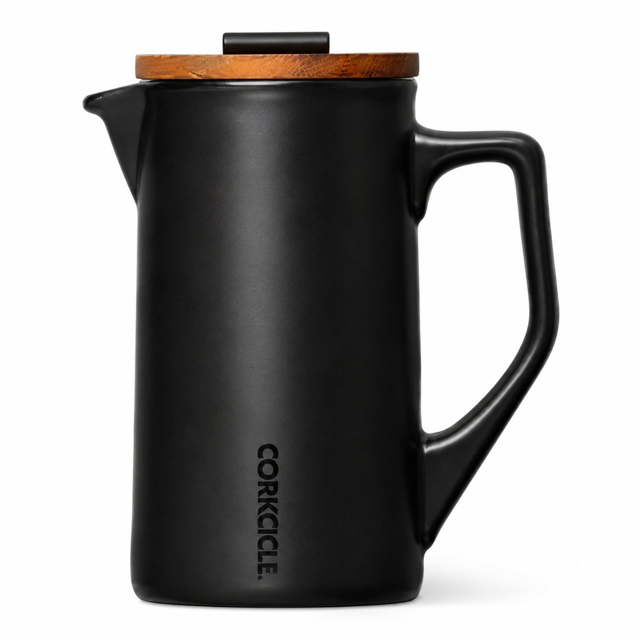 Corkcicle black French press coffee maker from Midnight Roast Gift Set