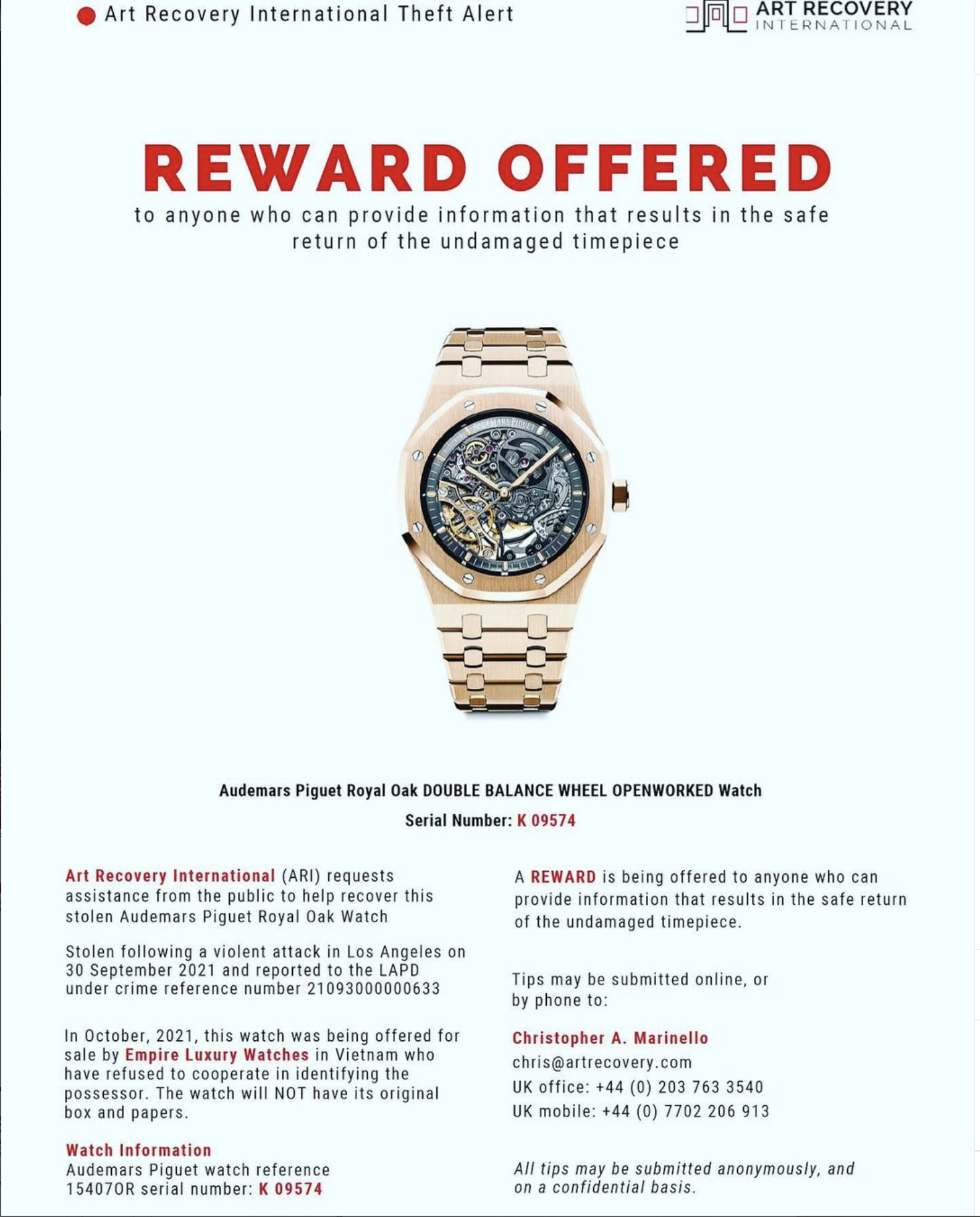 Audemars Piguet Royal Oak Double Balance Wheel Openworked