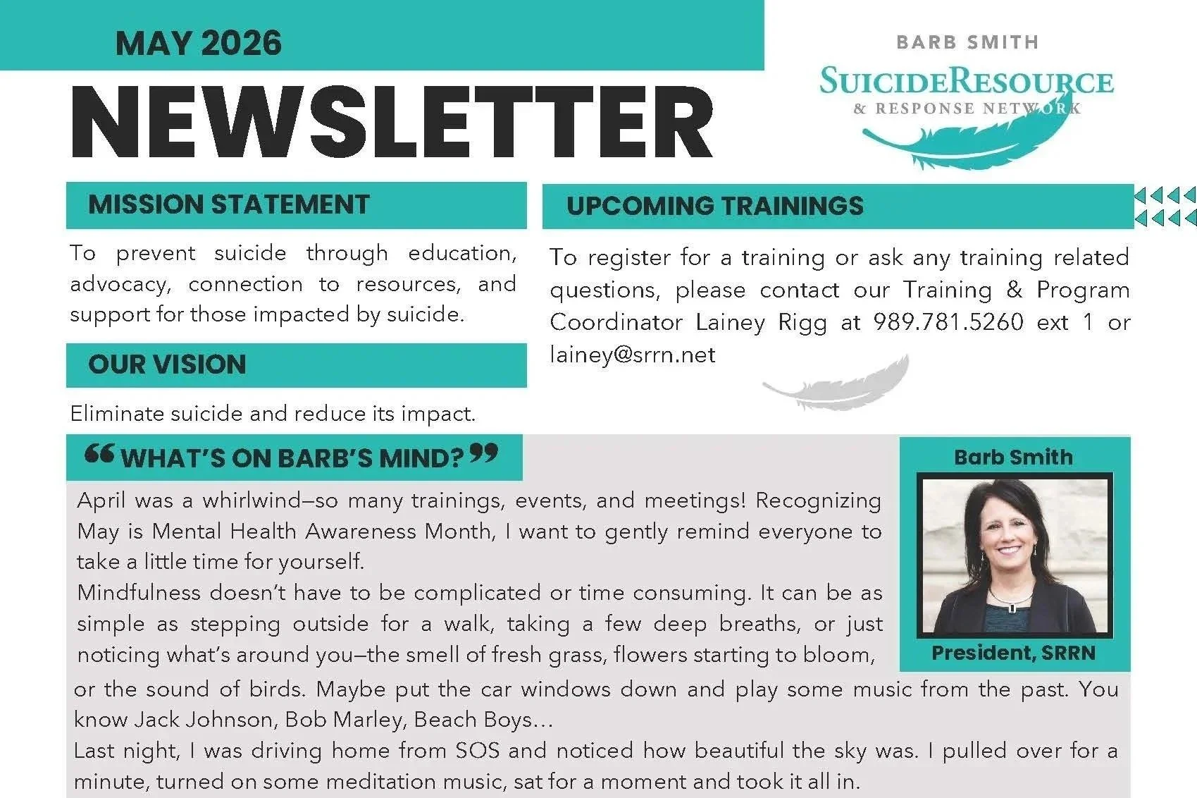 May 2026 Newsletter