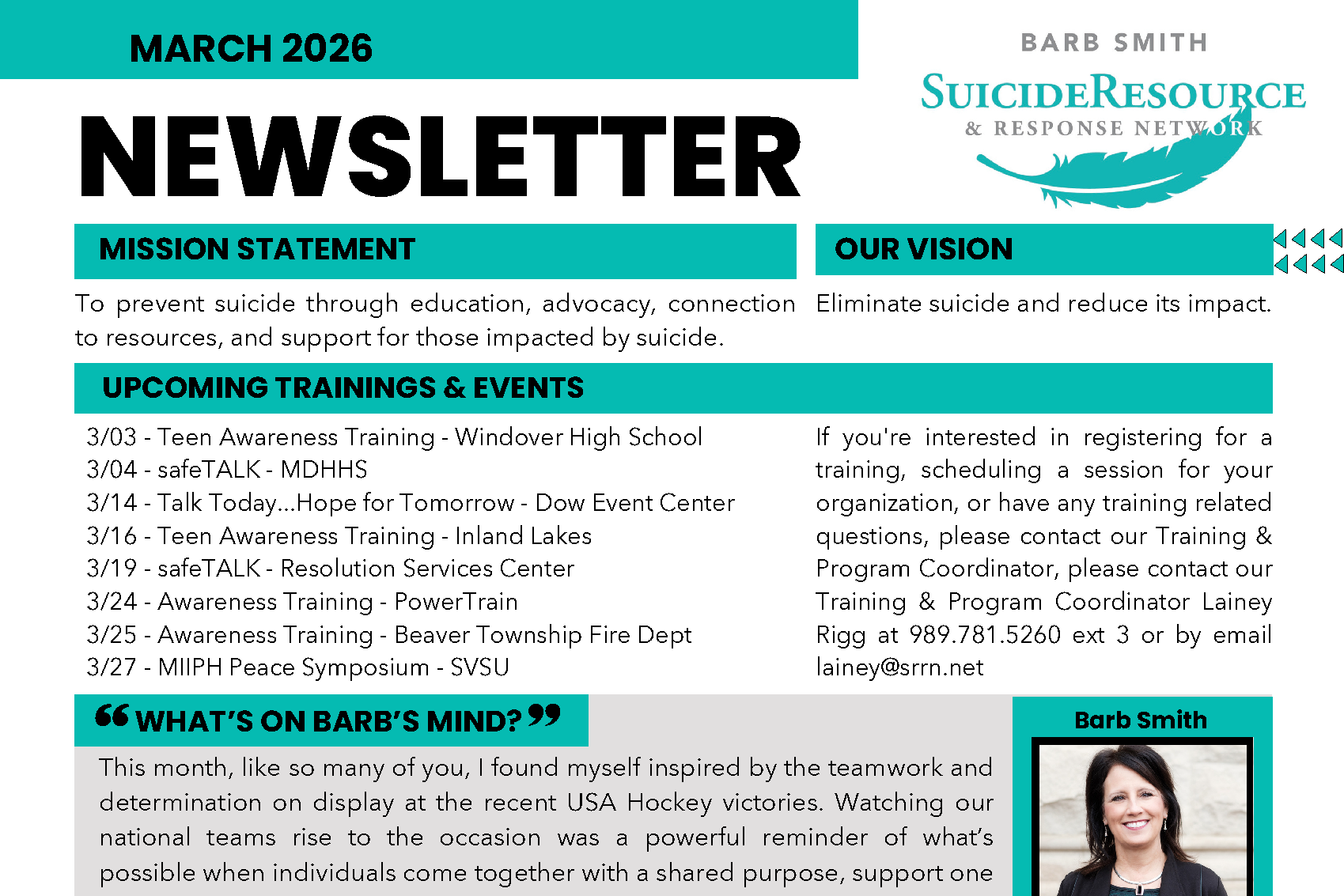 March 2026 Newsletter