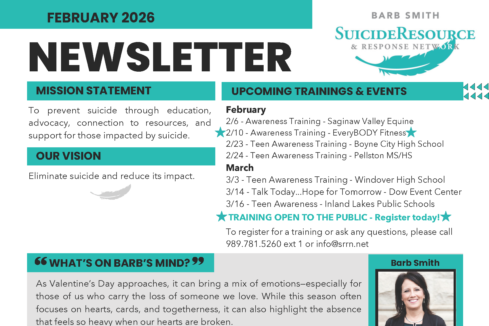 February 2026 Newsletter