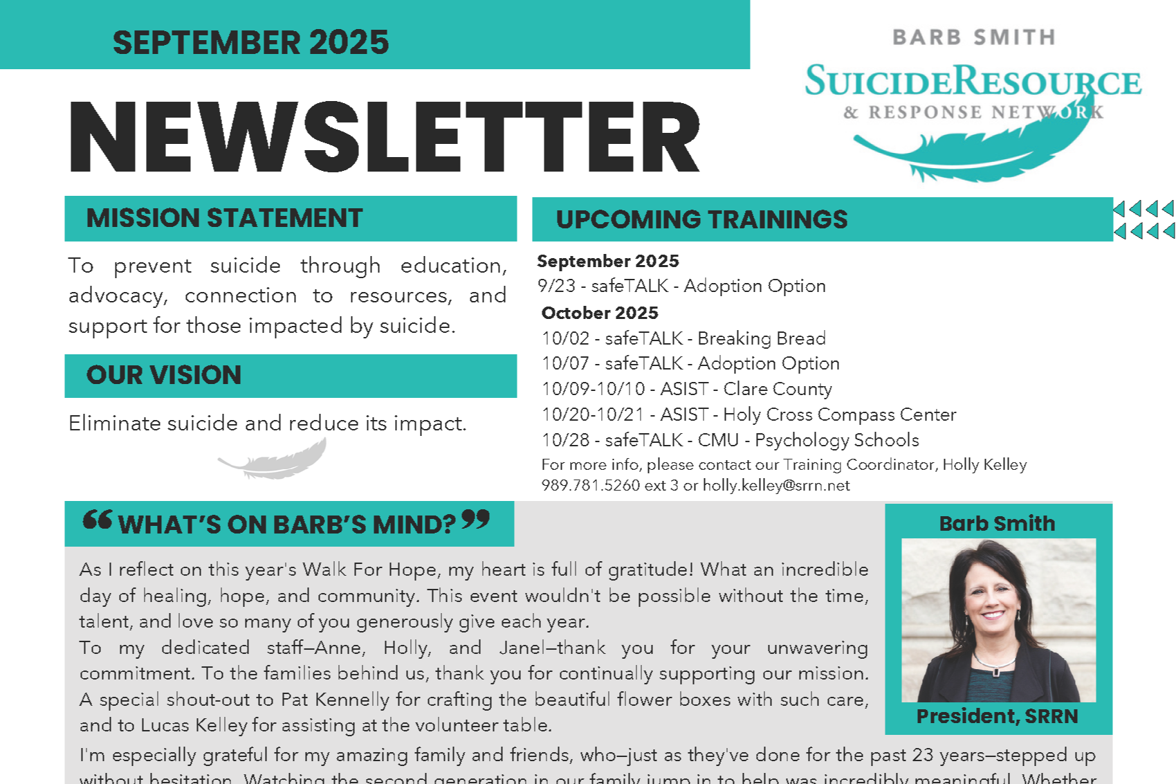 September 2025 Newsletter