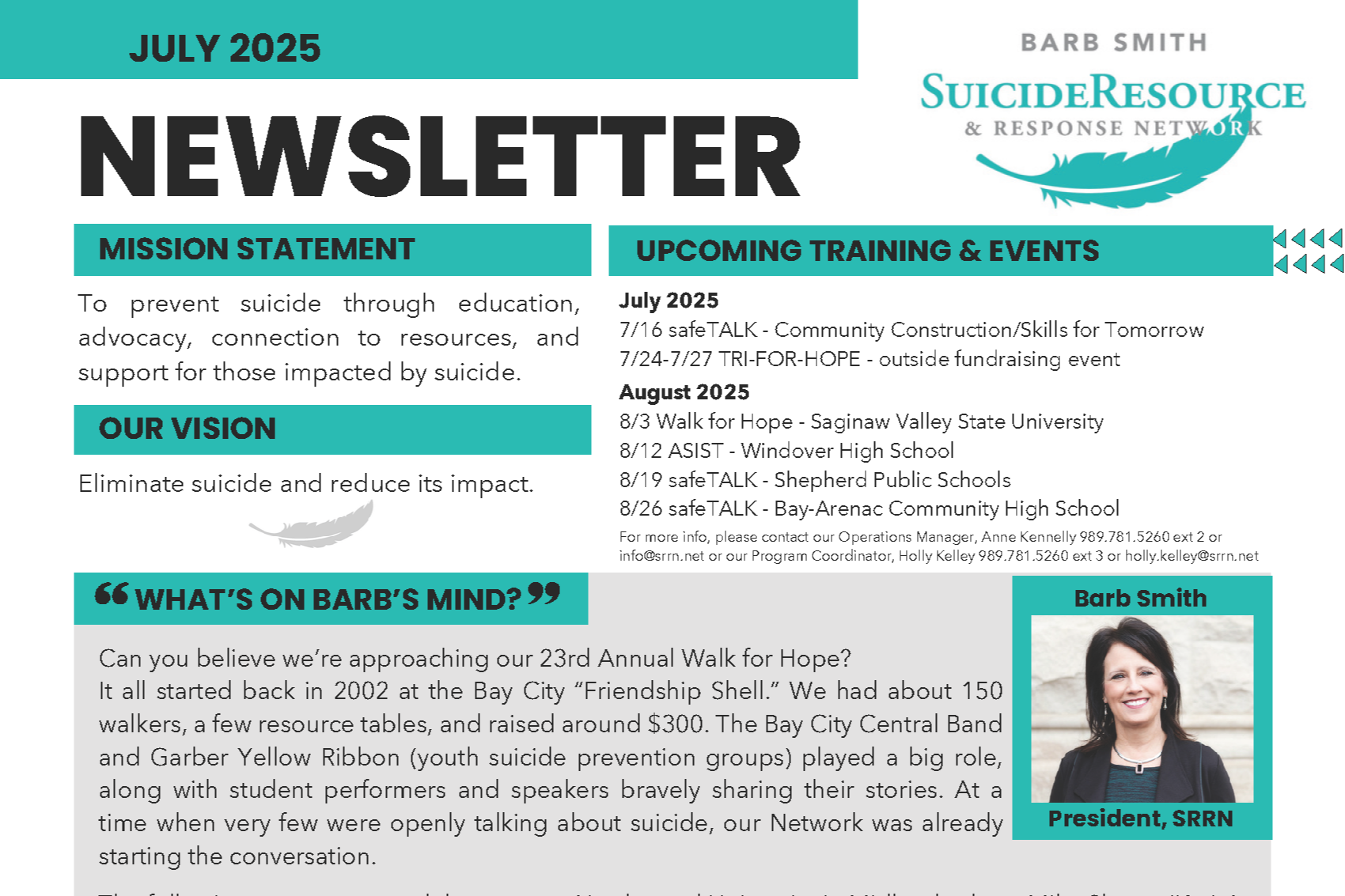 July 2025 Newsletter