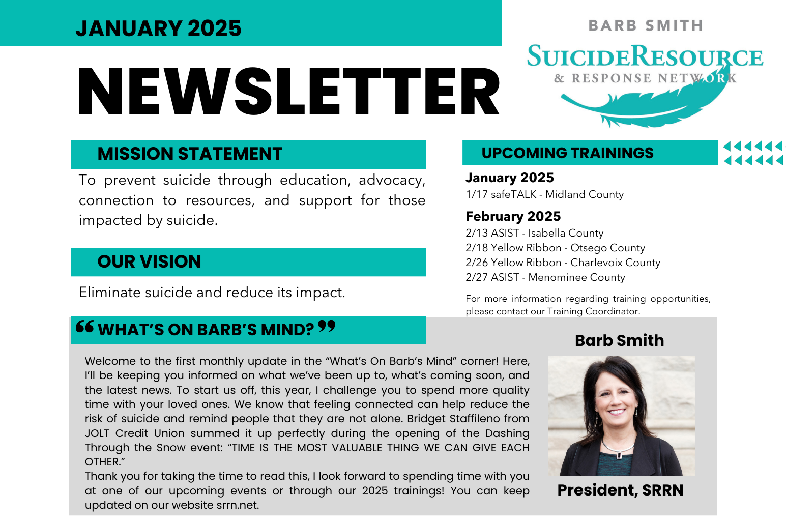 January 2025 Newsletter