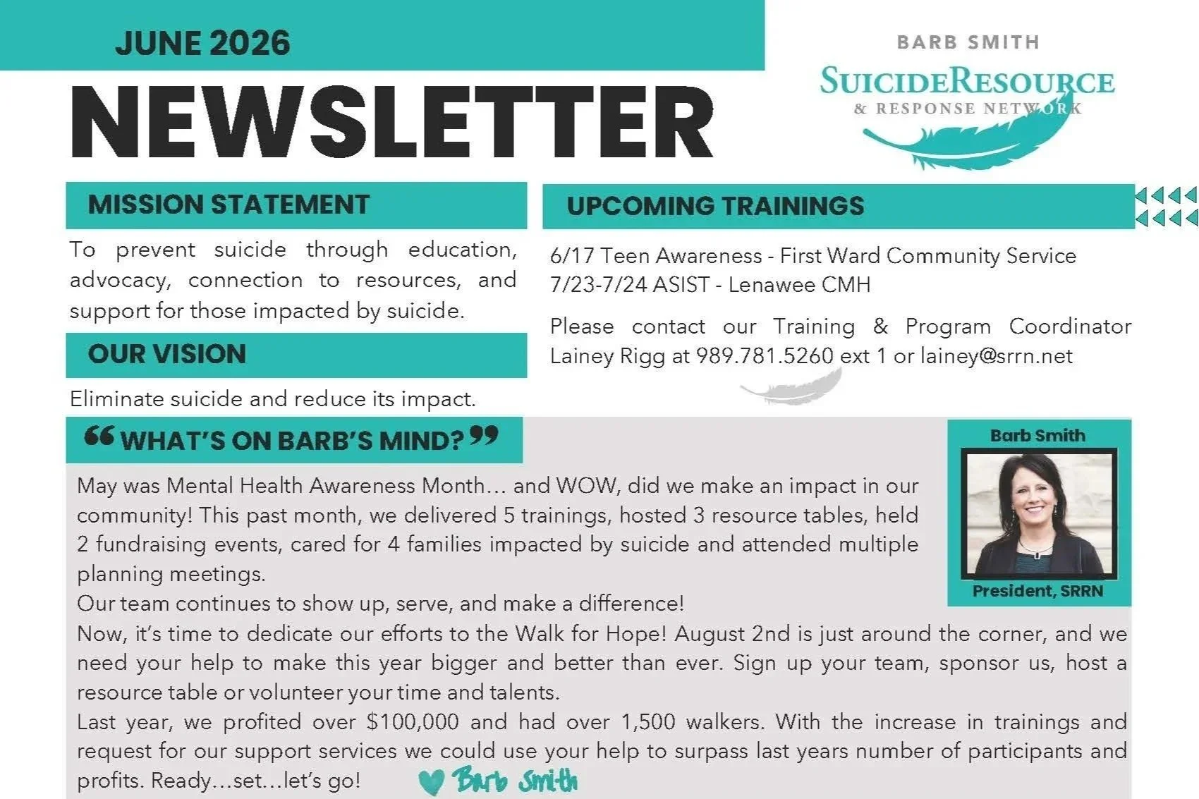 June 2026 Newsletter