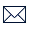 Ein stilisiertes, blautoniertes Briefumschlag-Icon