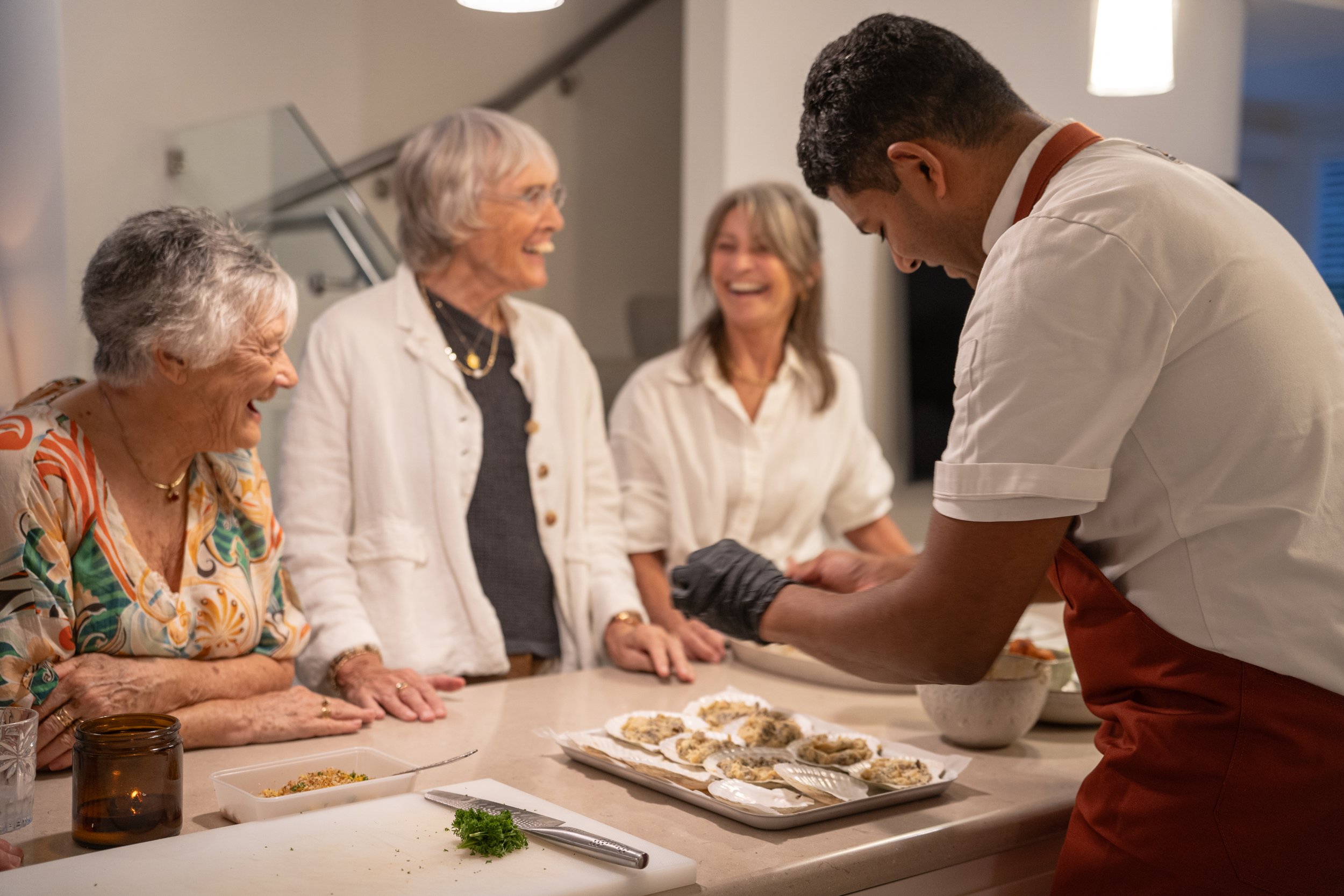 Sip and cook - Join Chef Nic for a Private, hands-on cooking experience.