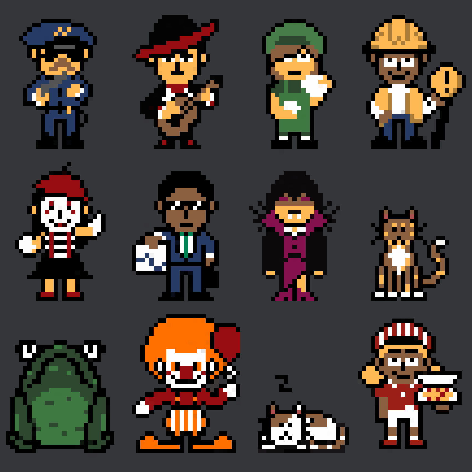 Retro Characters