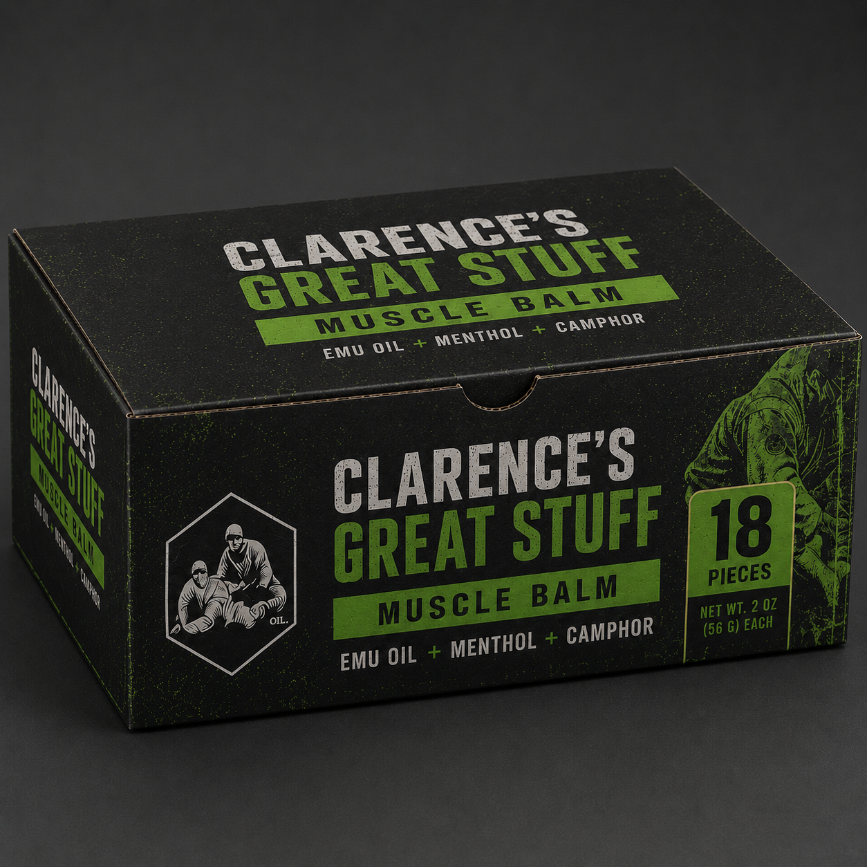 Clarence's Great Stuff - Muscle Balm - Case (x18)