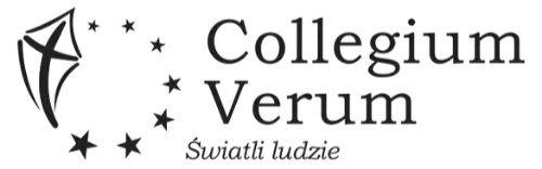 Logo of Collegium Verum with a stylized torch or flame symbol and the words 'Collegium Verum' with a subtitle 'Swatik Judae'.