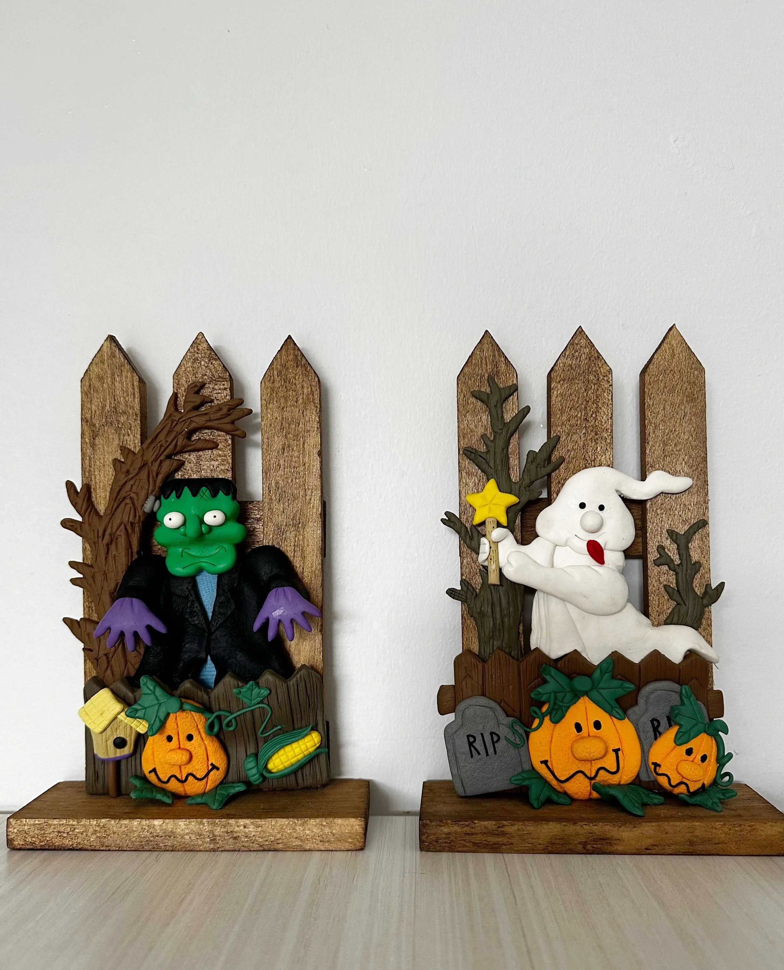 90's Frankenstein and Ghost Pair