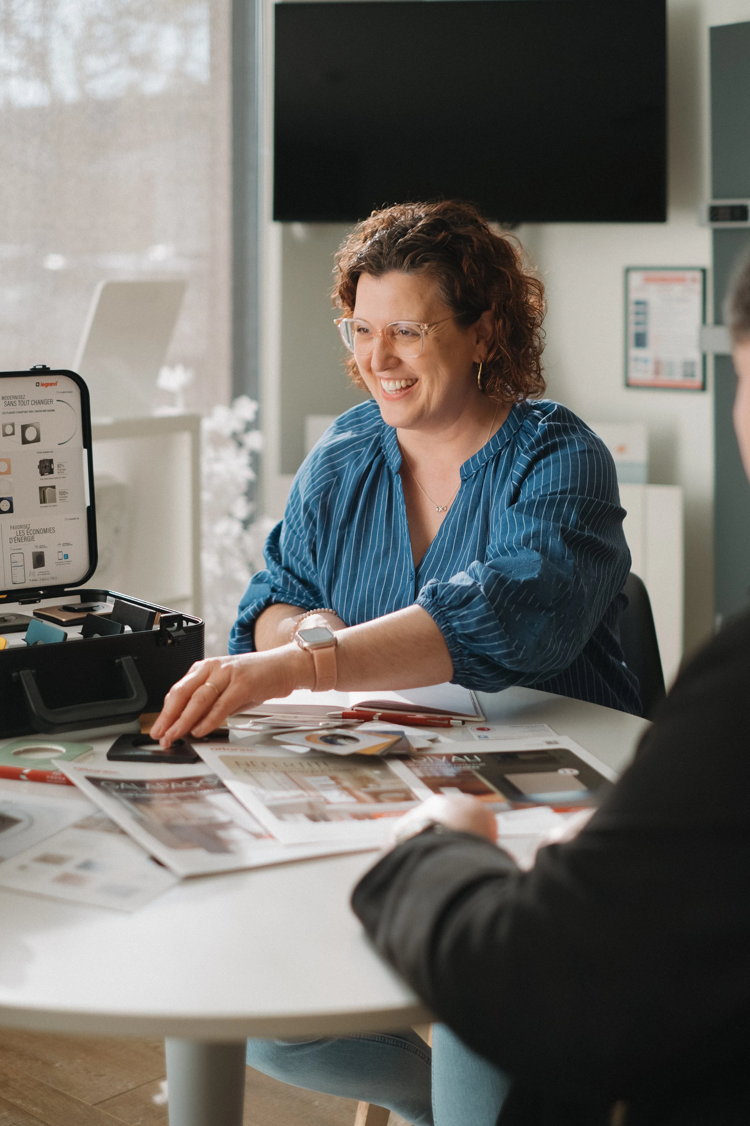 Reportage métier pour une indépendante dans son espace de travail