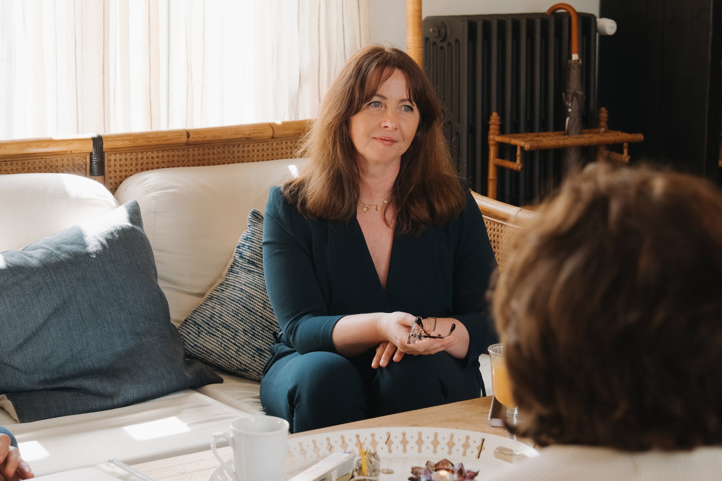 Reportage photo et portrait professionnel pour Christine Ginier en Essonne