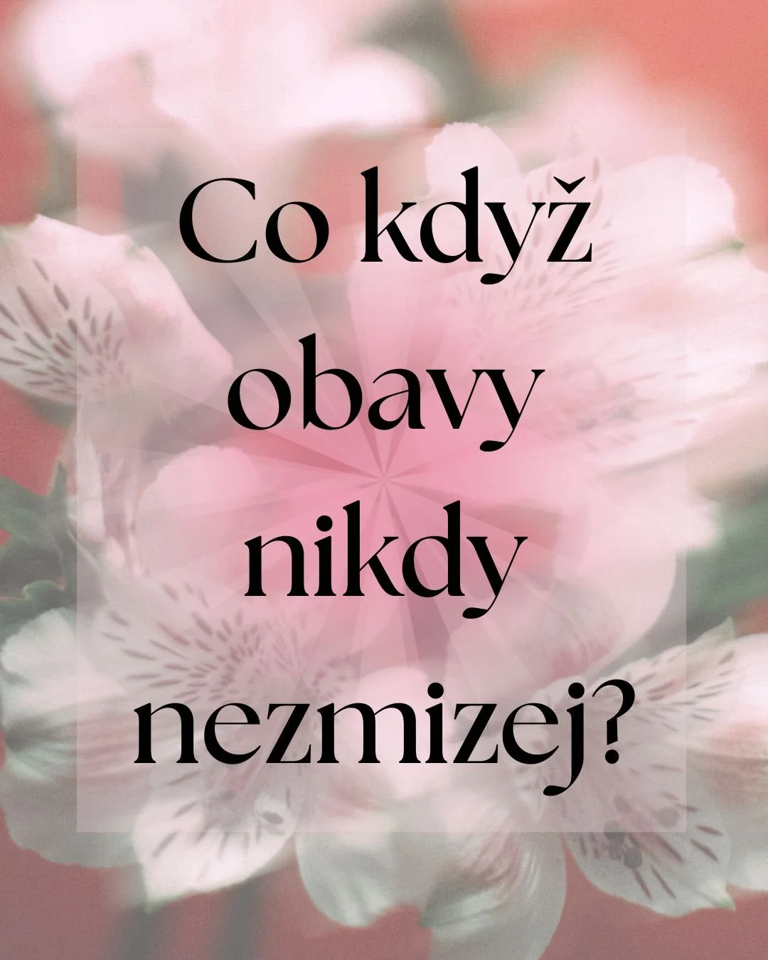 Možn&aacute; neček&aacute;&scaron; na spr&aacute;vnej okamžik.

Možn&aacute; ček&aacute;&scaron; na chv&iacute;li, kdy už nebude&scaron; m&iacute;t strach.

A co když ta chv&iacute;le nikdy nepřijde?

Co když odvaha nen&iacute; absence obav,
ale rozh