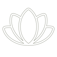 White Lotus Flower Icon