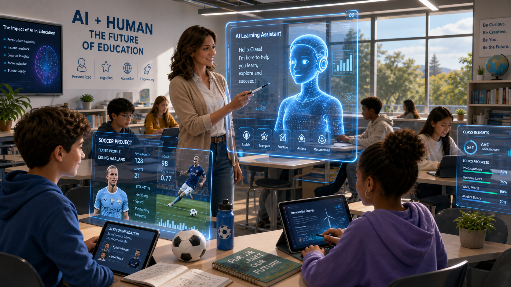 AI is Good: Supporting Student-Centered Learning, Simplifying Routines, Assisting Assessment: Helpful!