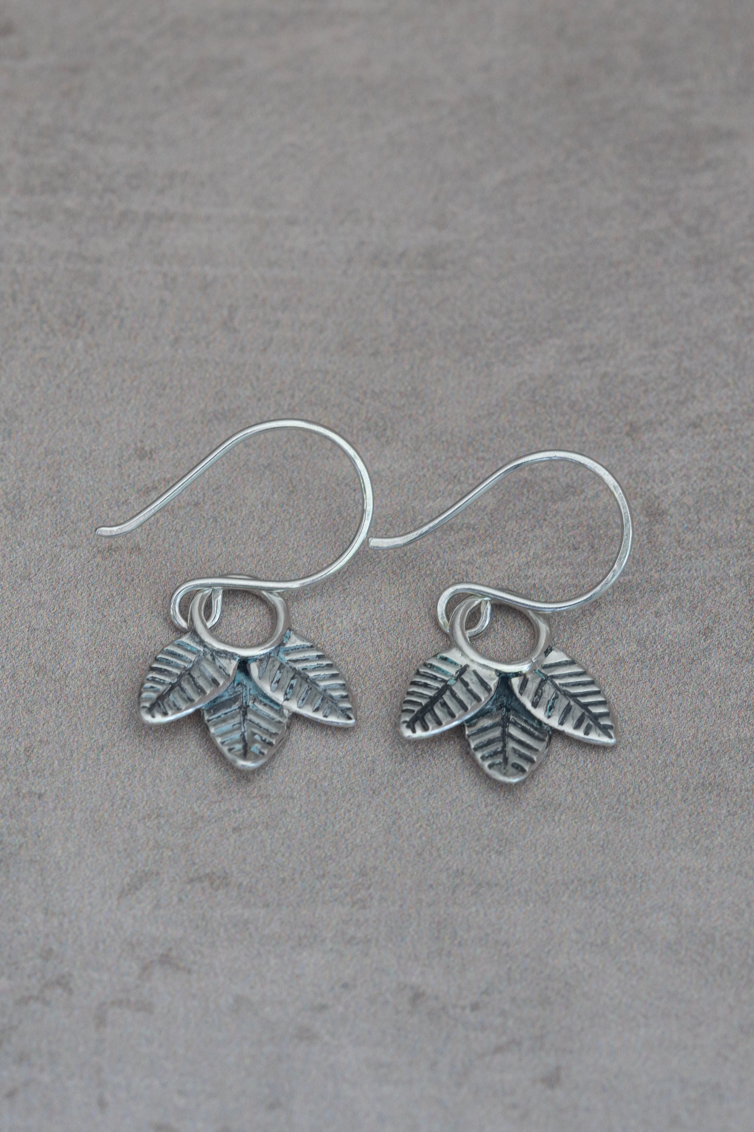 Leaf Drop Earrings