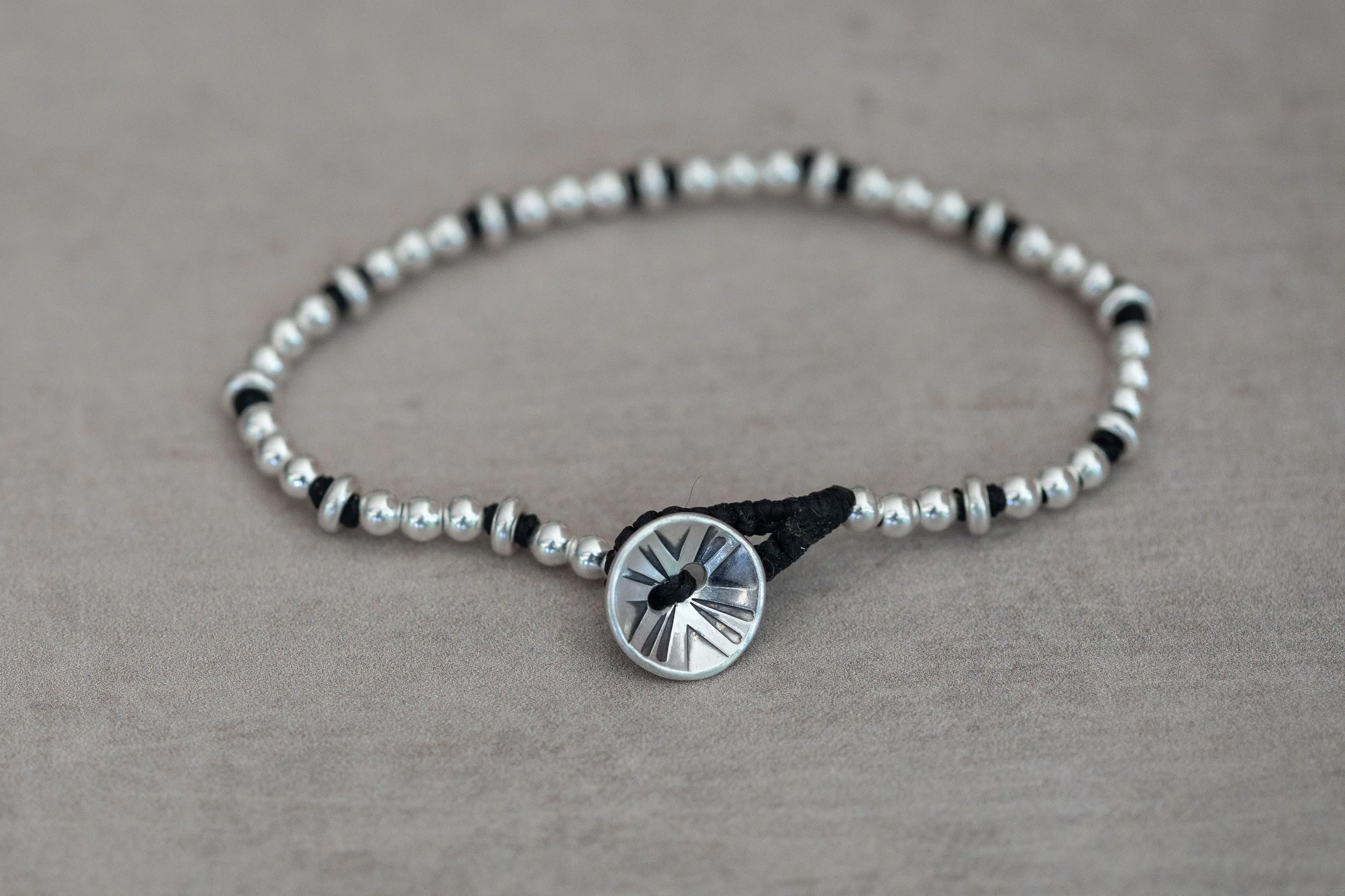 Beaded Bracelet - Black