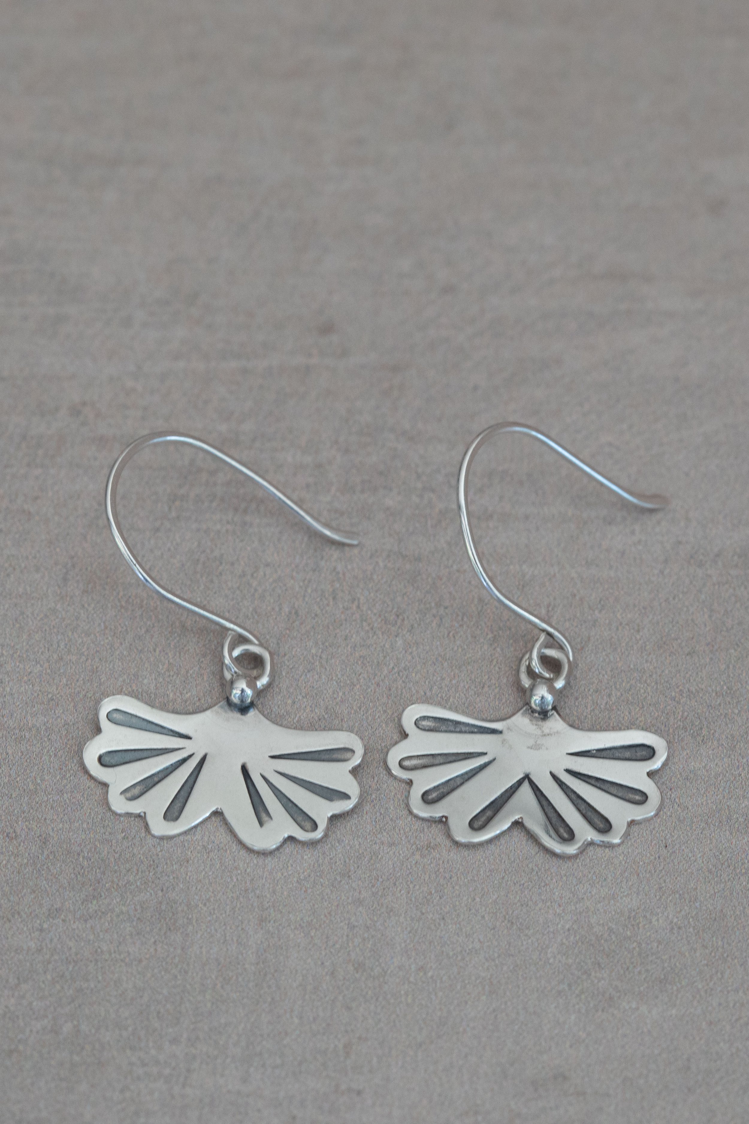 Fan Drop Earrings
