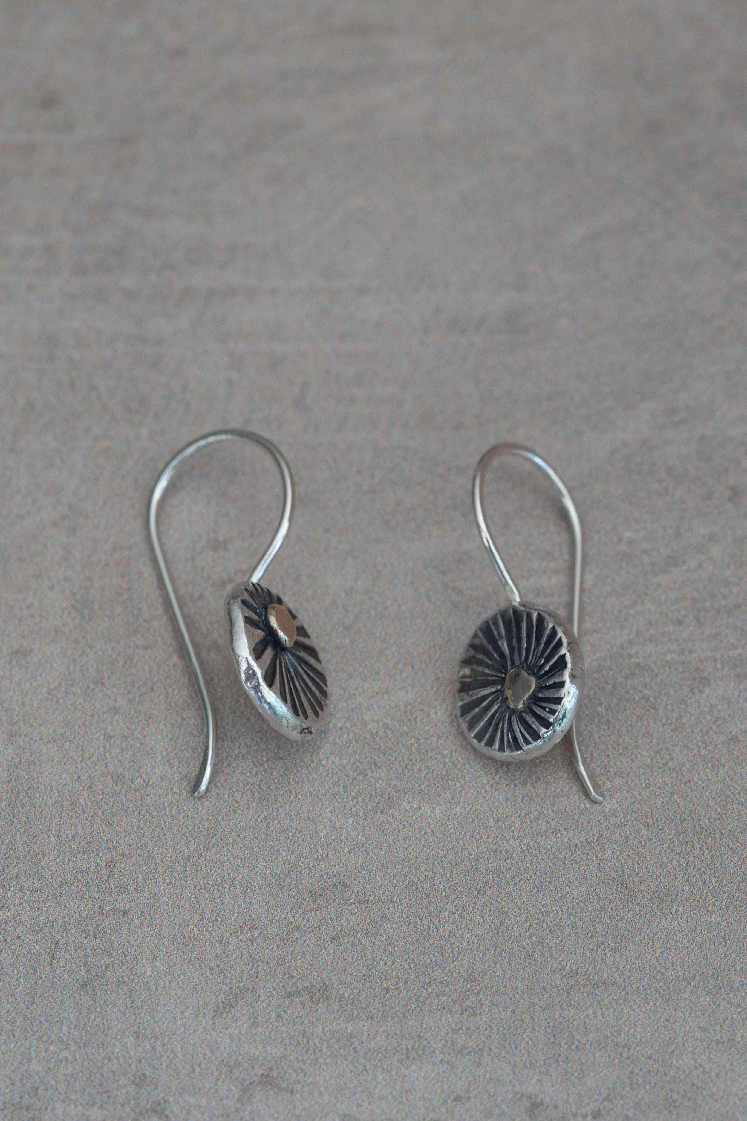 Sunburst Drop Earrings