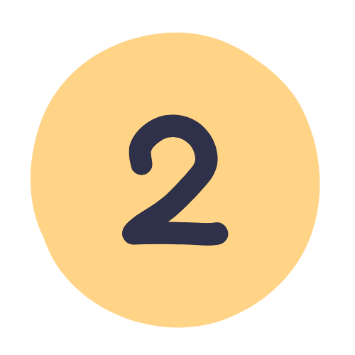 Number 2 inside a beige circle.