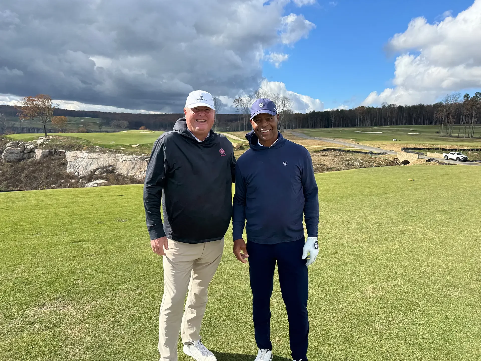 Charlie Rymer with Marcus Allen