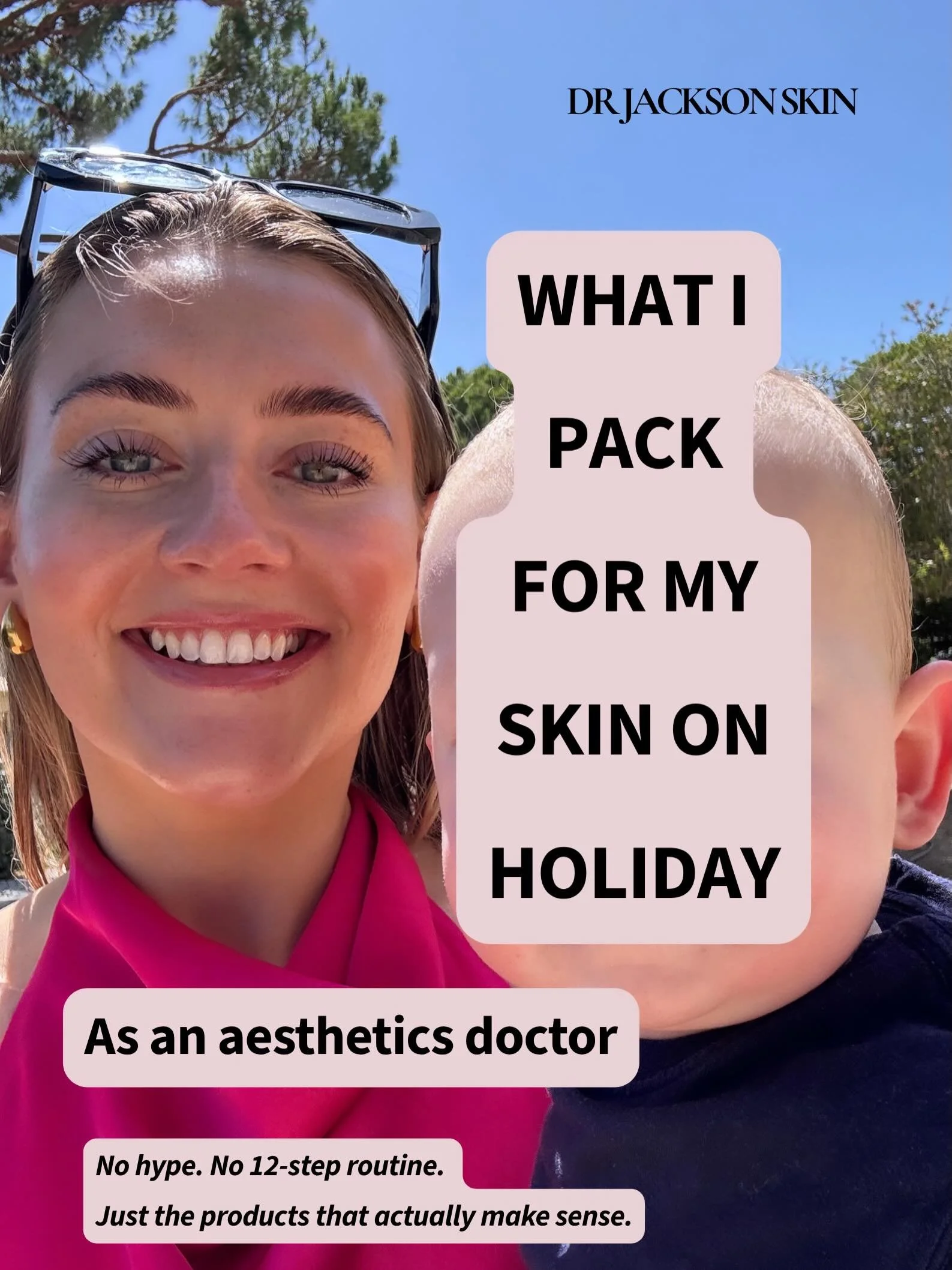 🌞 Not sure if I&rsquo;ve mentioned it, but I&rsquo;ve just been on holiday! Lol. Here&rsquo;s what I actually packed for my skin 🌞

The skincare industry loves to convince us we need new products and routines for every occasion. You don&rsquo;t. Bu