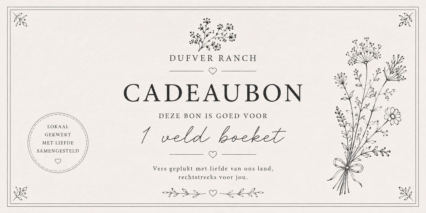 🌸 Cadeaubon – Veldboeket