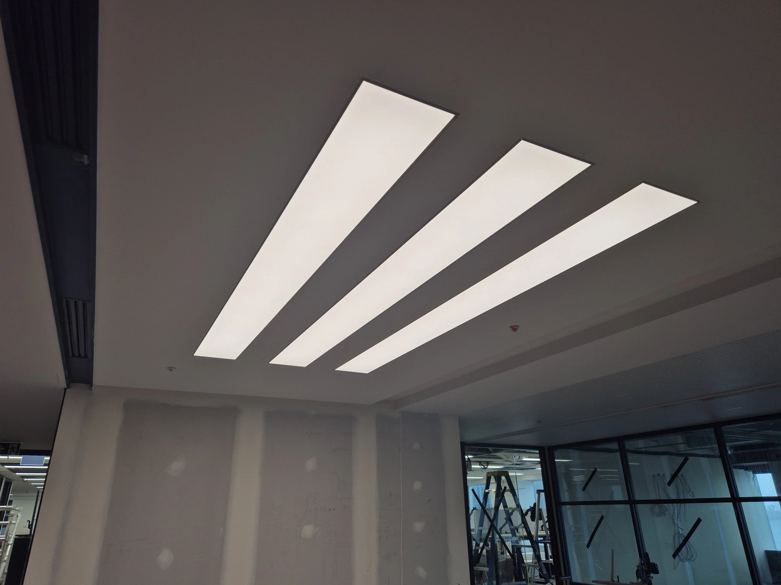 commercial ceiling build