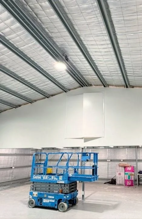 high shed ceiling