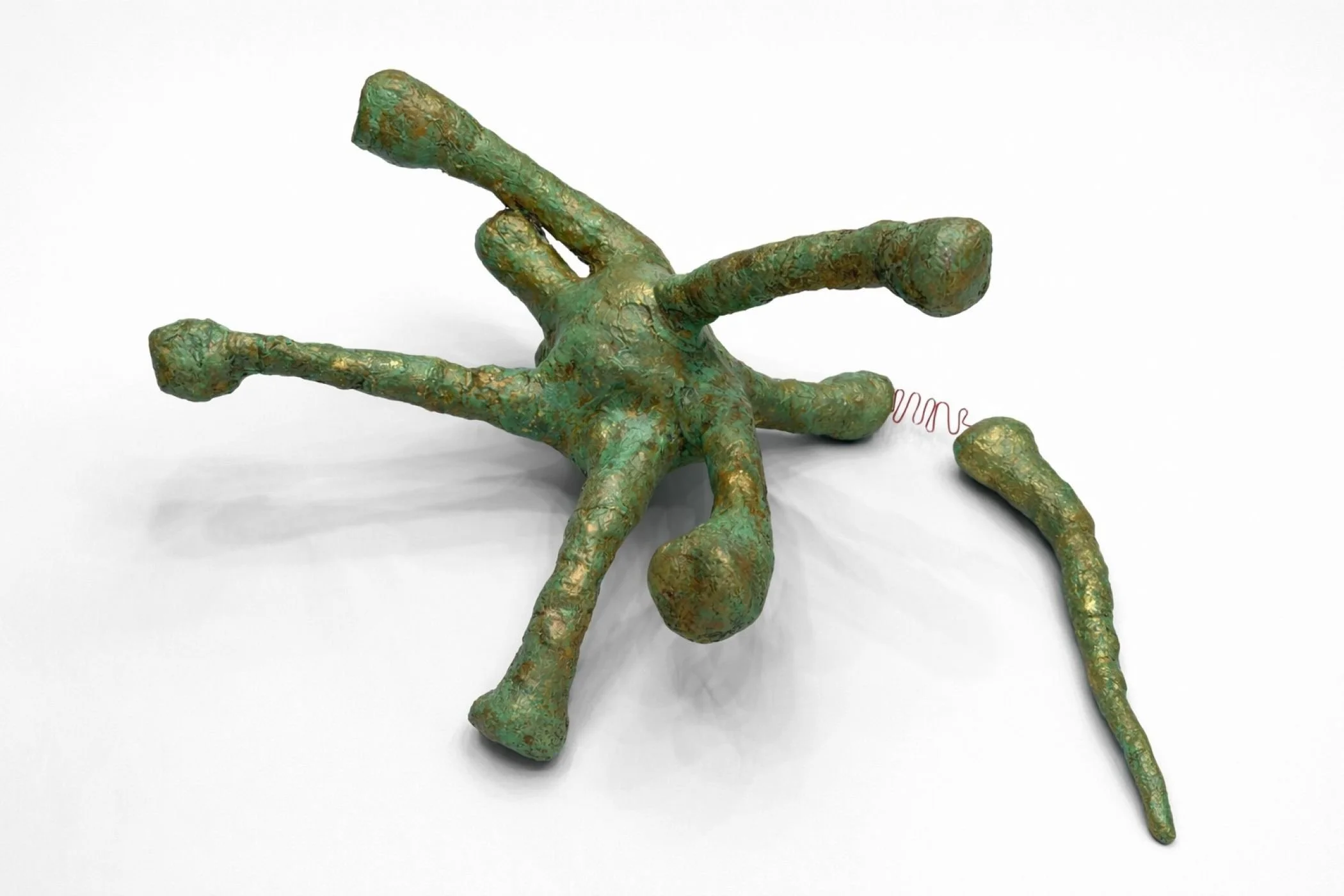 Hardwire (Neural Study IV) Textiles, Plaster, Aluminum, paint.

2026