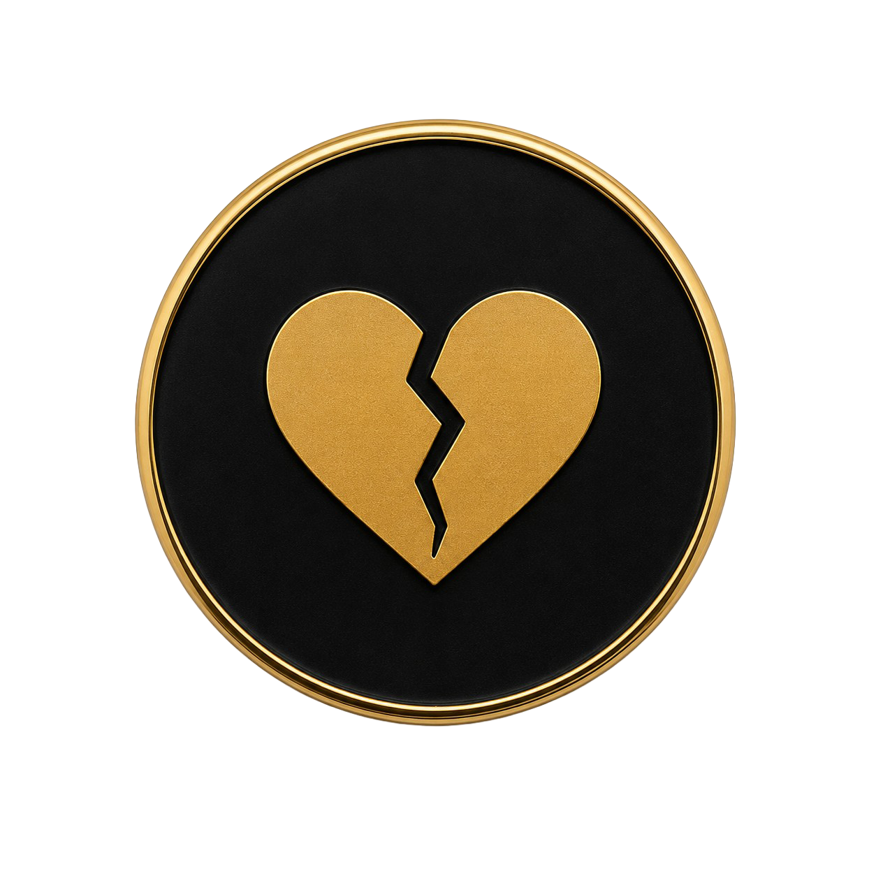 Love in Mourning Magnetic Lapel Pin