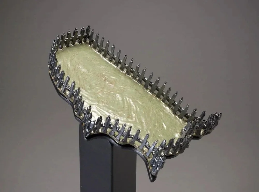 Fault Line (Kinetic) 50"x22"x10"  Mixed Media