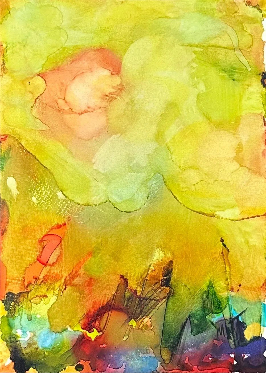 Emergence  Ink on paper