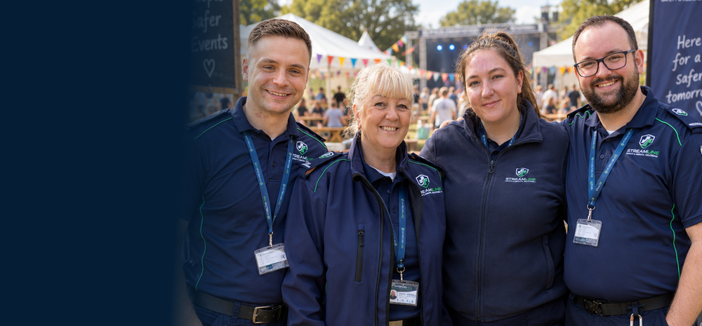 Event team image from Streamline’s recruitment page