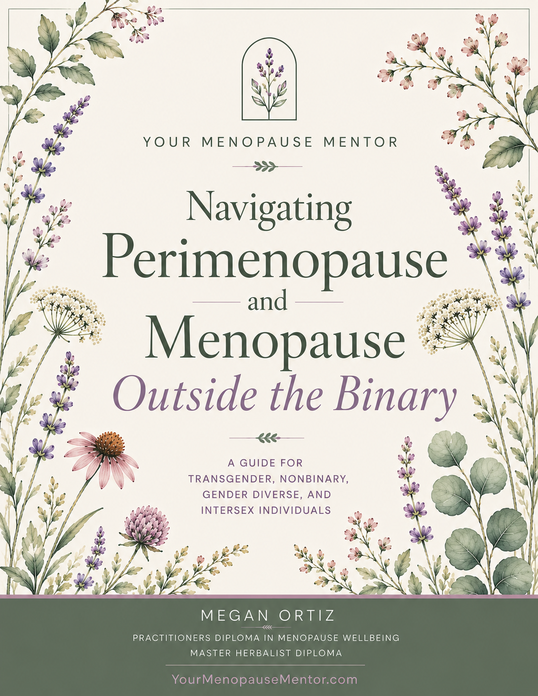 An educational guide providing menopause information, support, and practical resources for transgender, nonbinary, gender diverse, and intersex individuals.