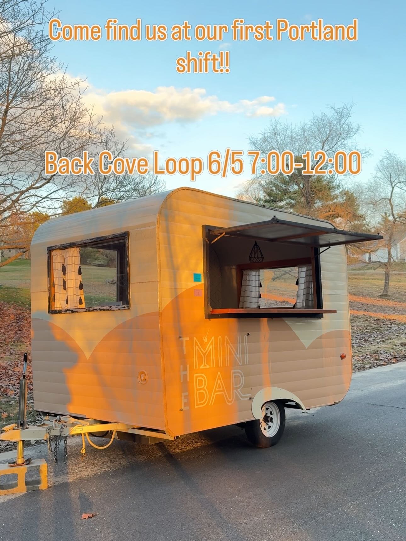 ‼️Portland we&rsquo;ve arrived ‼️

Find The Mini Bar at the Back Cove Loop this Friday (6/5) from 7AM&ndash;12PM. We&rsquo;ll be serving specialty coffee, matcha, and our featured Strawberry Cold Foam Matcha all morning long 🍓🍵

Swing by, say hi, a