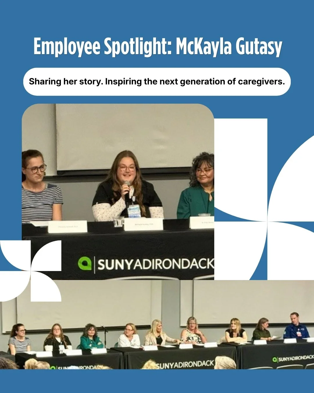 We&rsquo;re proud to recognize McKayla Gutasy, one of Fort Hudson&rsquo;s dedicated Certified Nursing Assistants, for recently representing Fort Hudson at a nursing career panel for approximately 60 students, parents, and individuals exploring career
