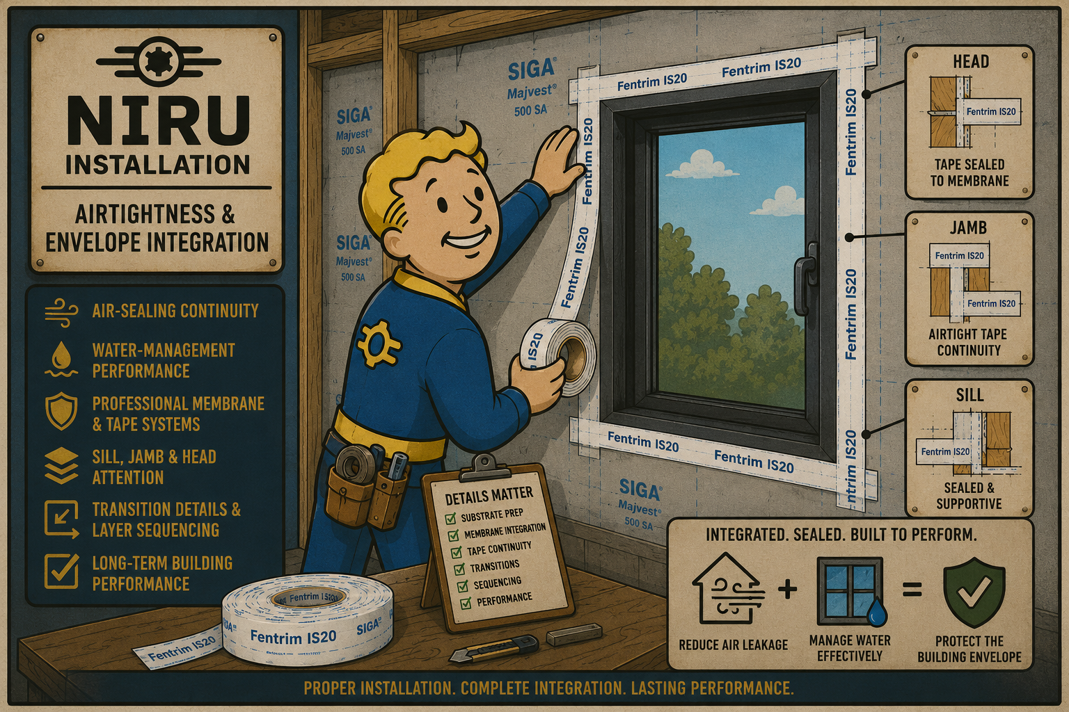 Airtightness &amp; Envelope Integration