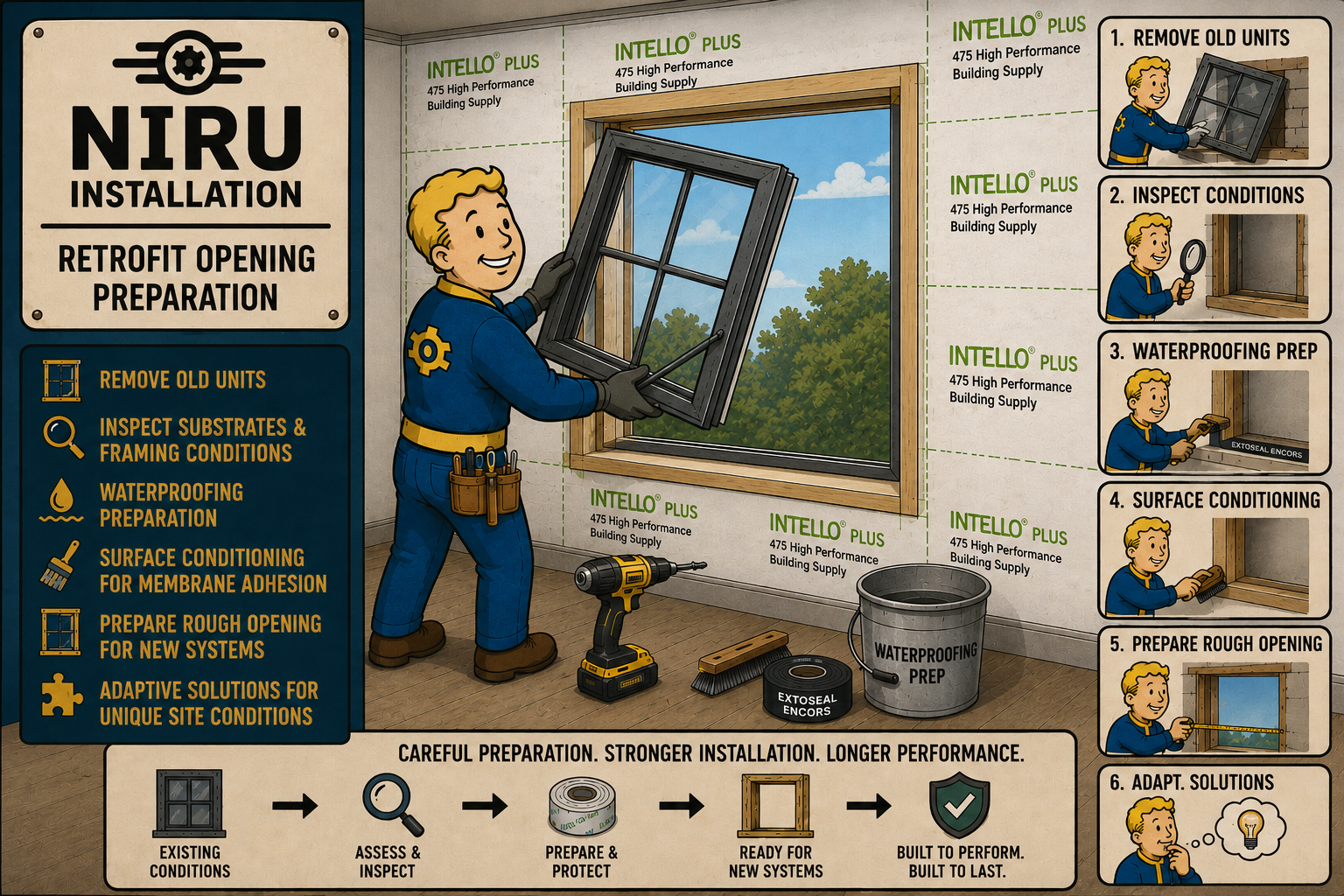 Retrofit Opening Preparation